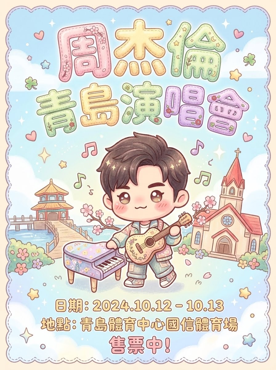 周杰倫《嘉年華 II》這一站，《愛琴海》青島見！